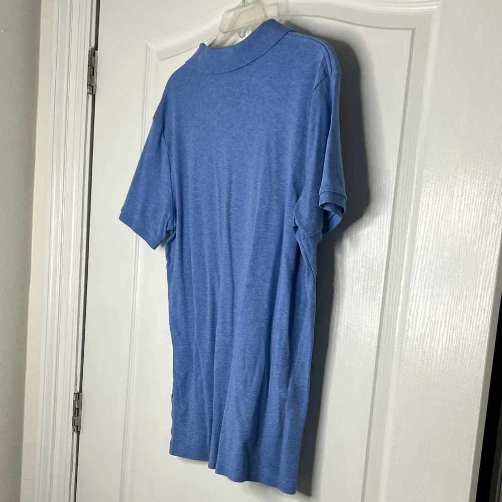 Polo by Ralph Lauren Blue Short Sleeve Polo with Embroidered Pony